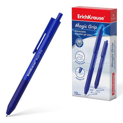 Ручка ErihKrause гелевая пиши-стирай 0,4м MAGIC GRIP 48198